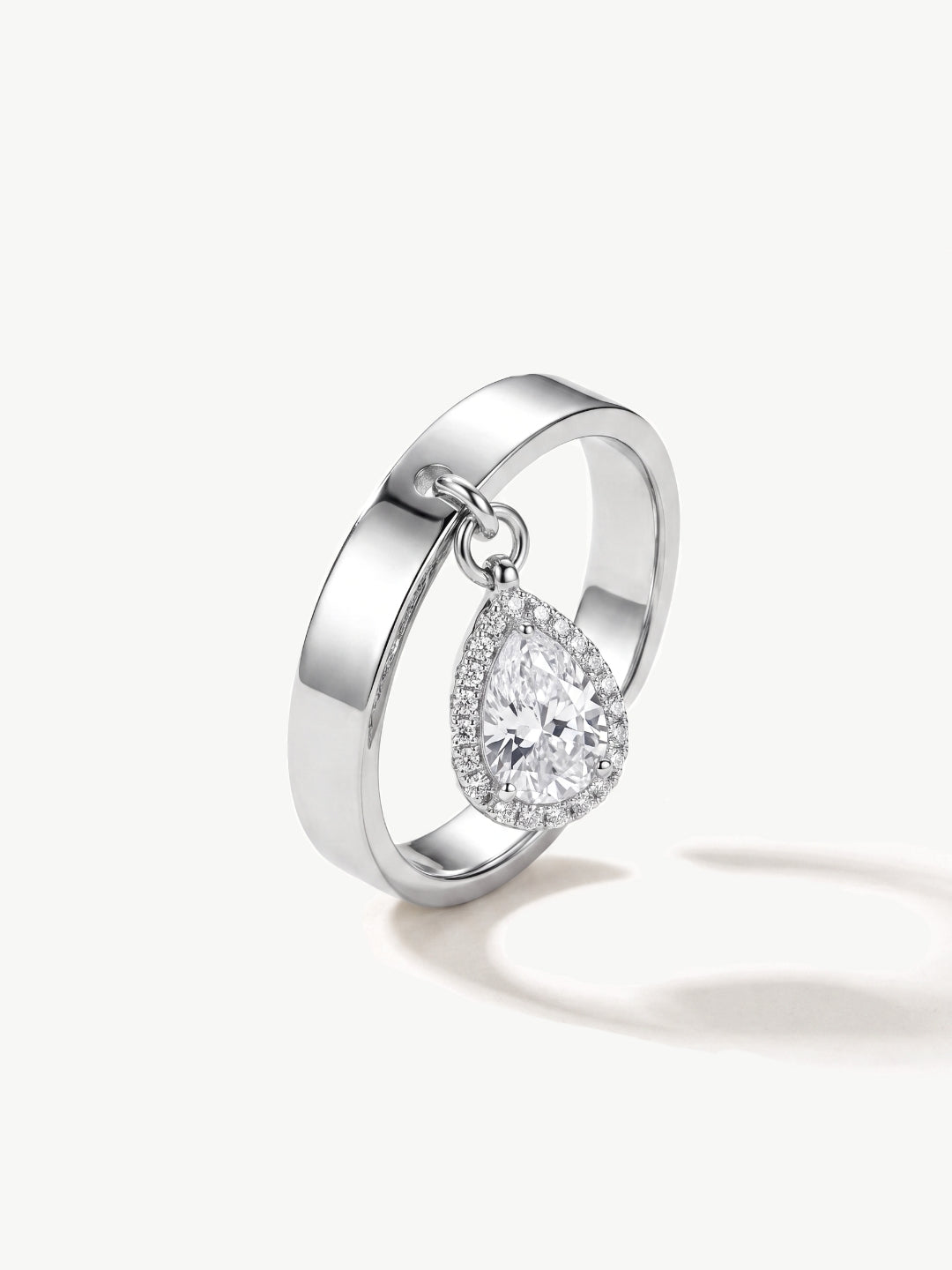 Drop Charm Ring