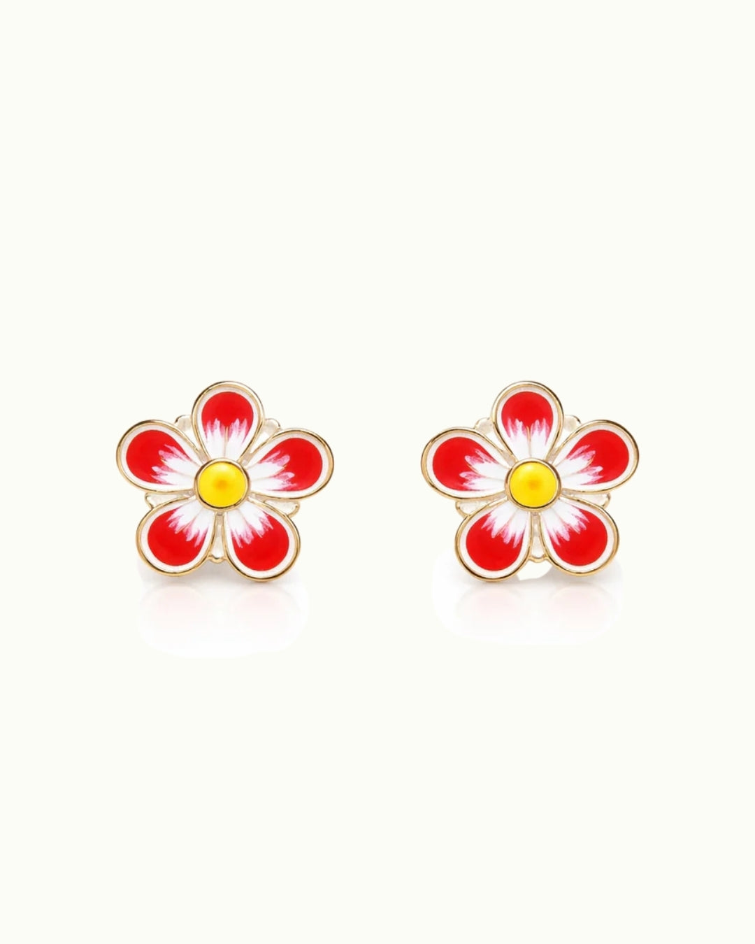Bloom Flower Stud Earrings-92.5  silver