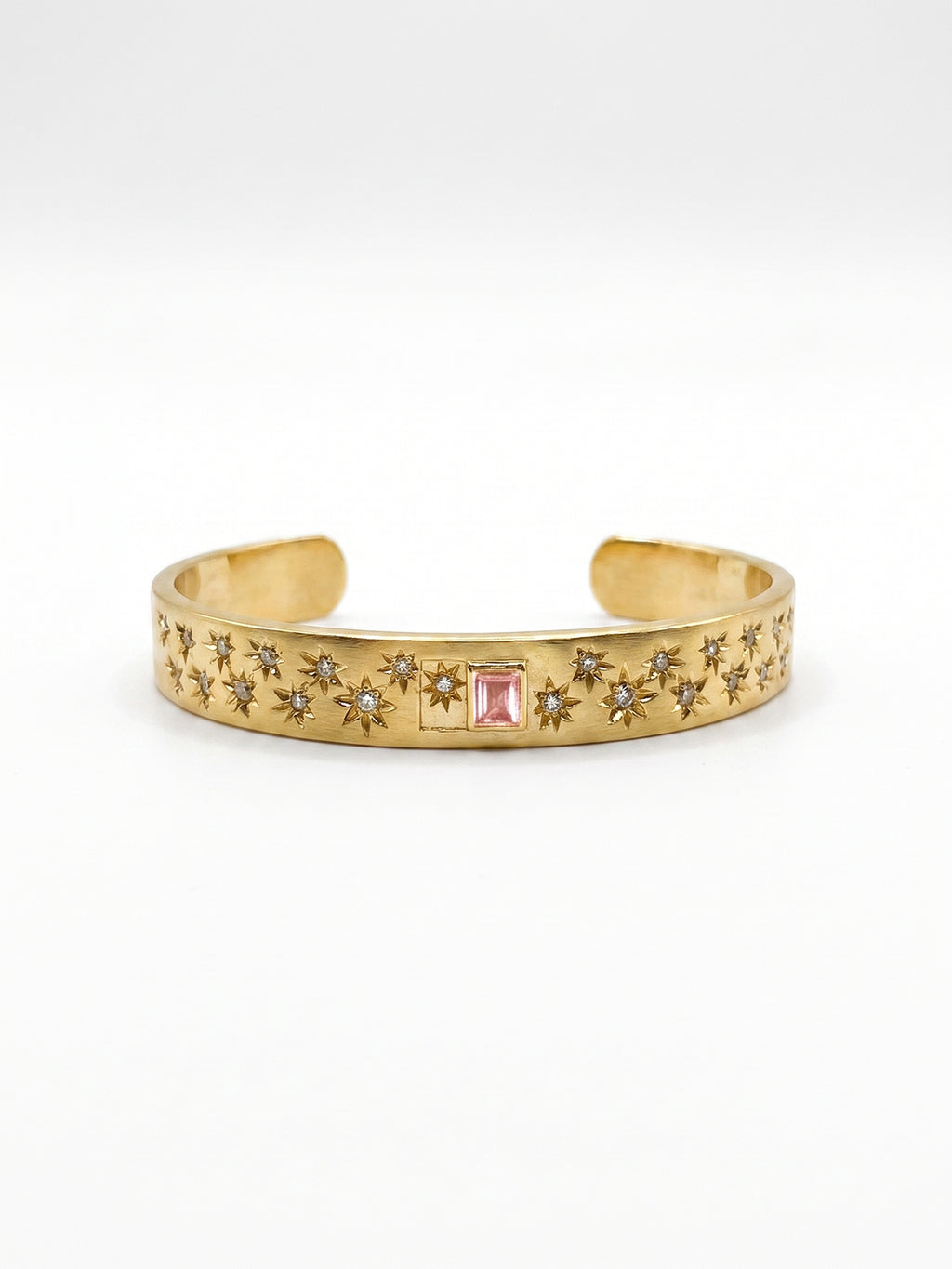 Pink Starry Cuff Bracelet