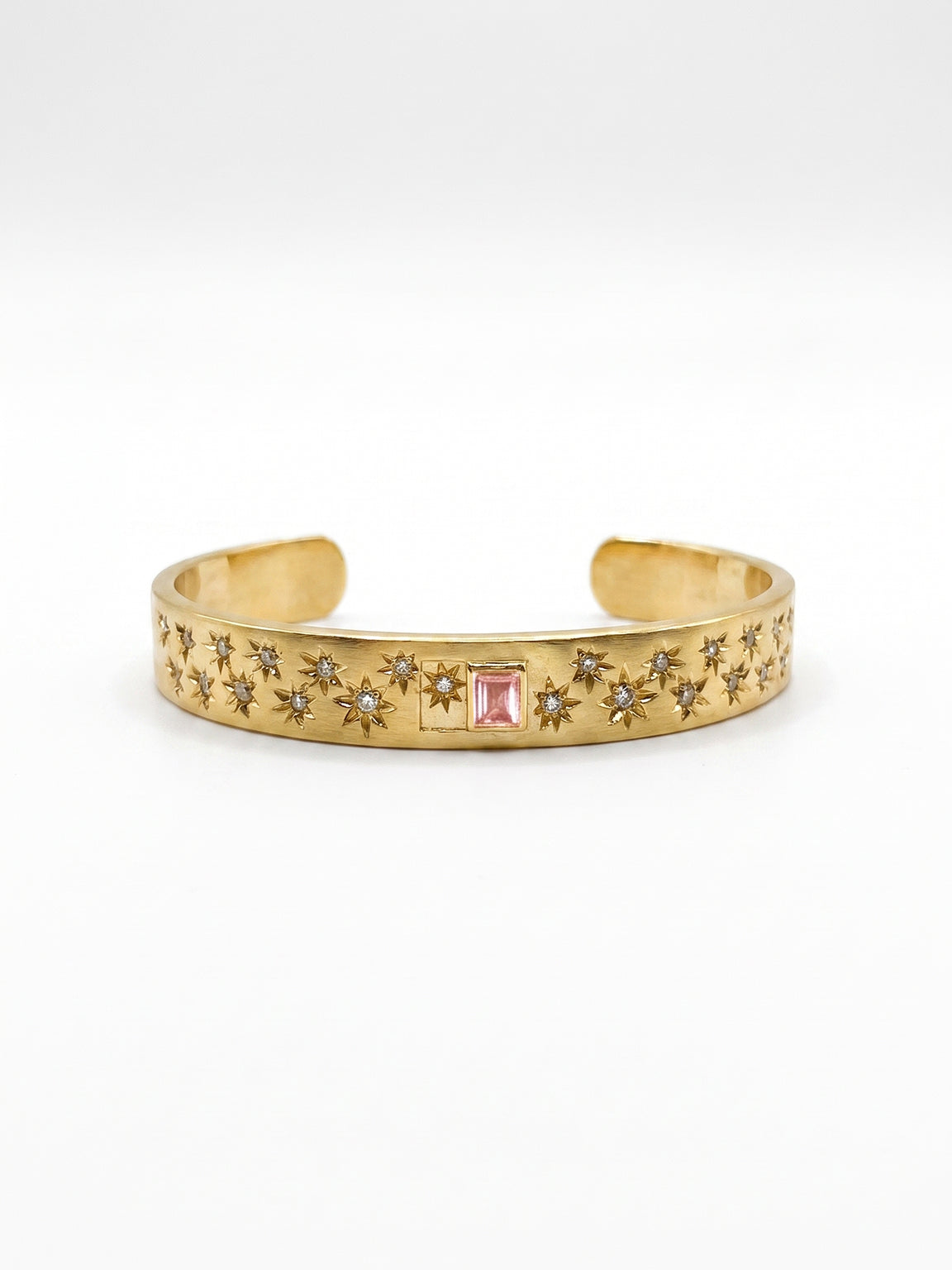 Pink Starry Cuff Bracelet