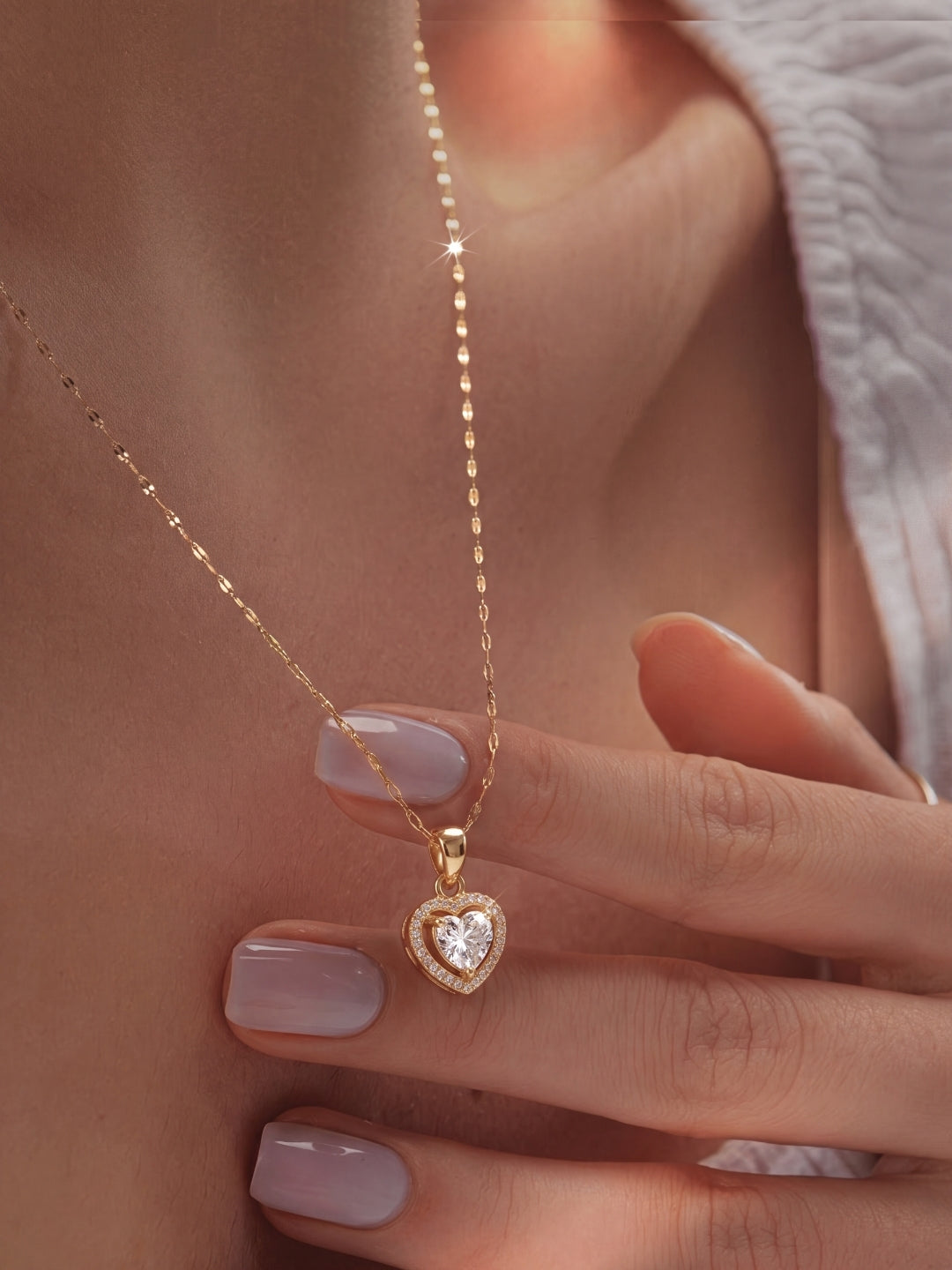 Royal Heart polki pendant