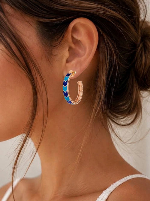 Classic Blue Hoops