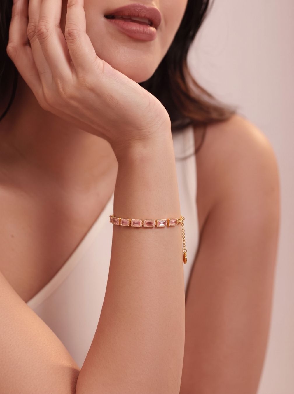 Pink Meenakari Bracelets