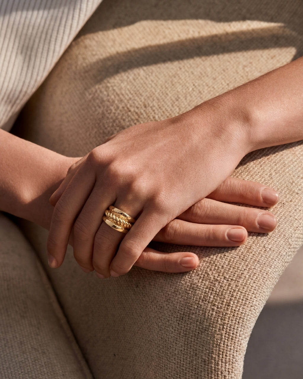 Gold Chunky Ring