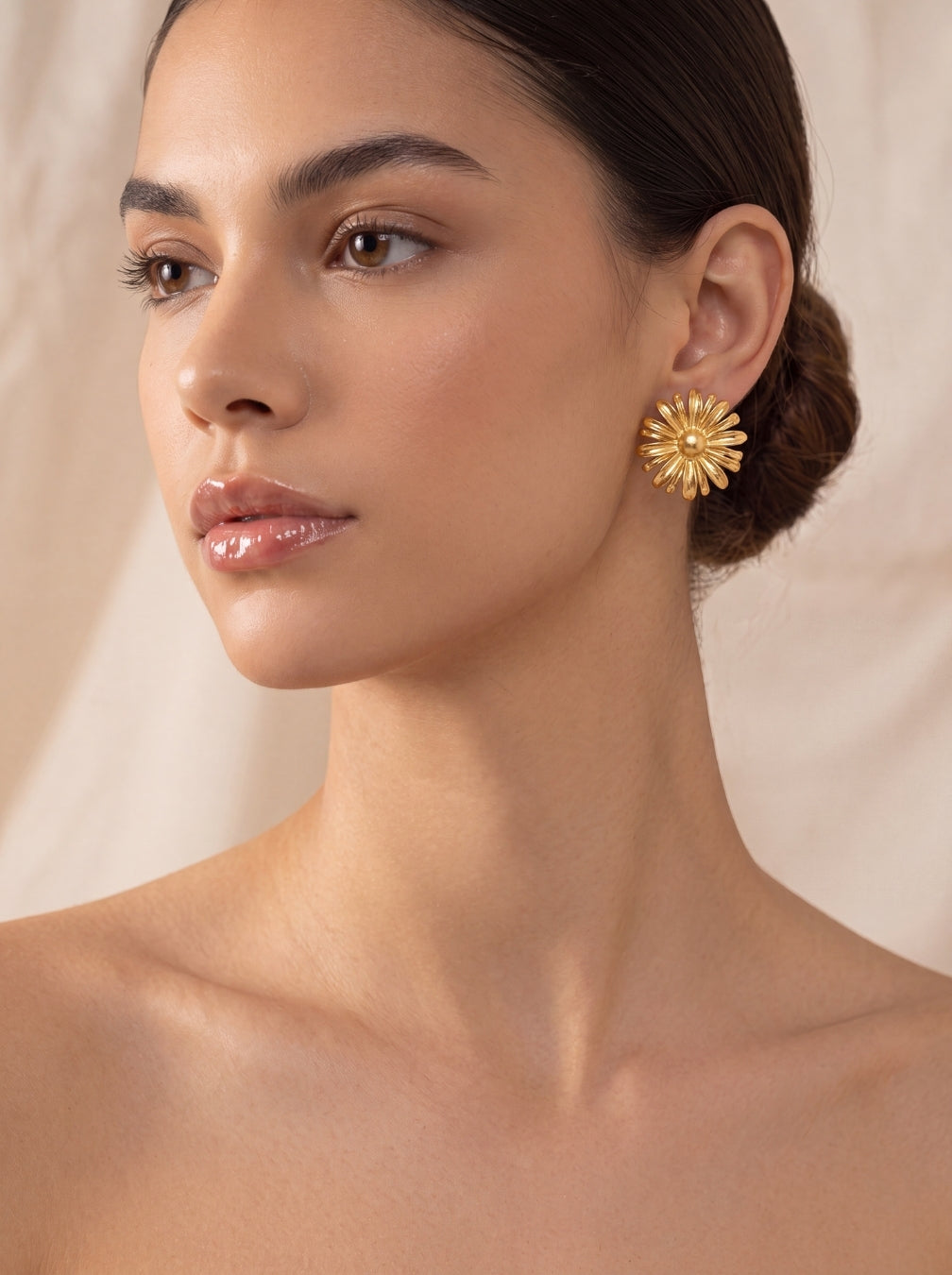 Floral studs