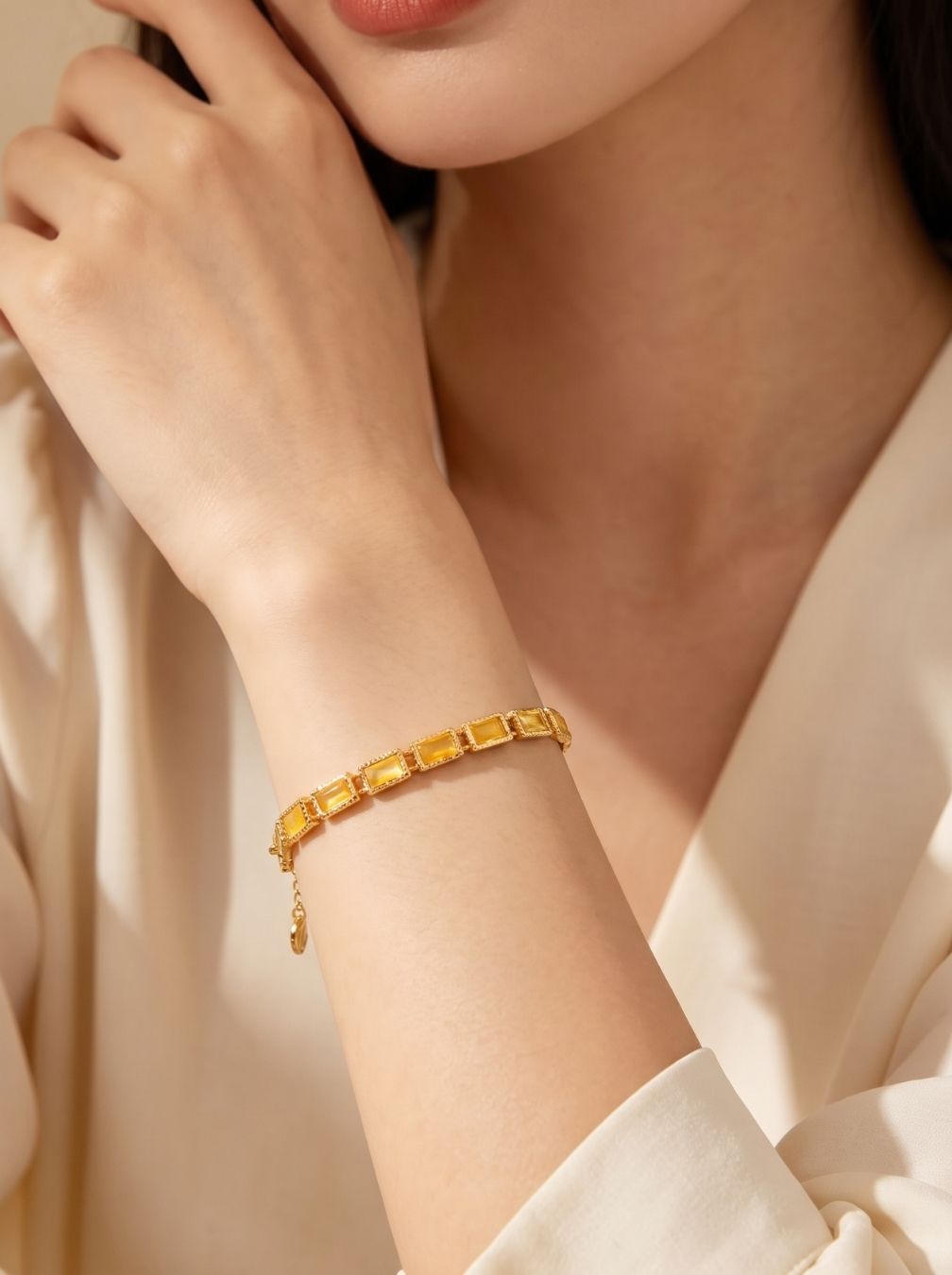 Yellow Meenakari Bracelets