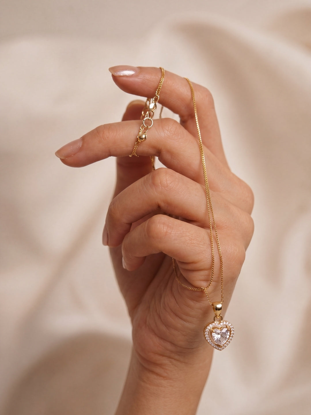 Royal Heart polki pendant