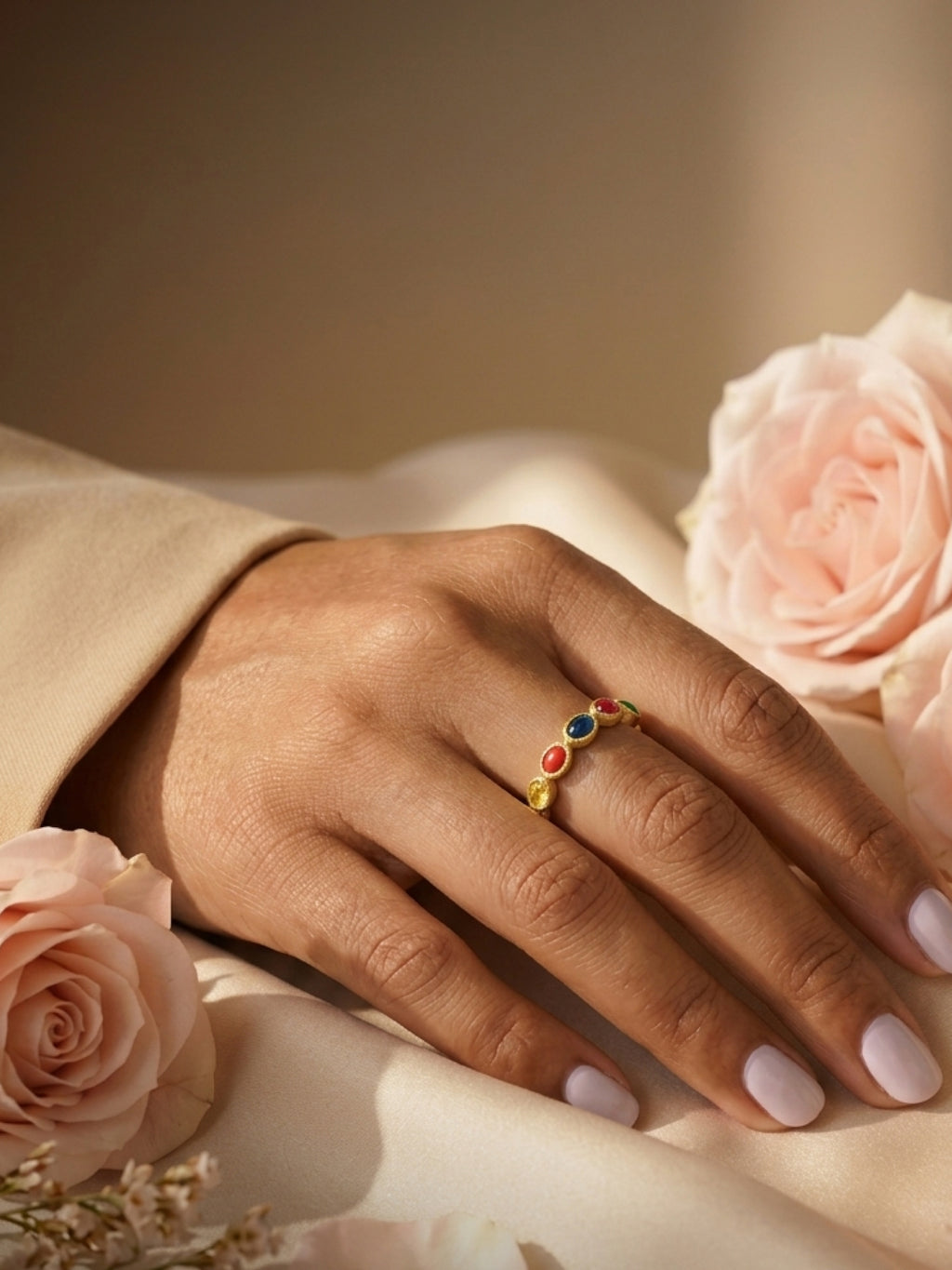 Navratan Adjustable Ring