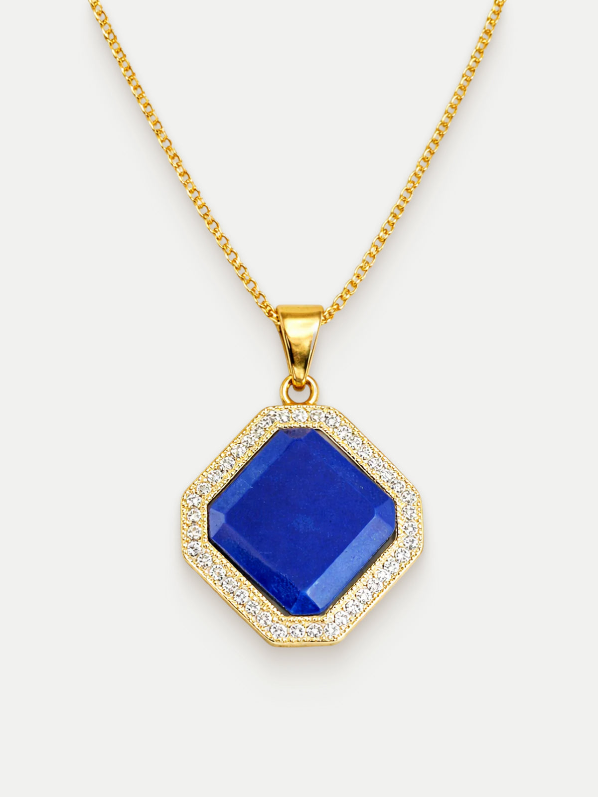 Midnight Lapis Pendant - Sian Jewellery necklace, additional view 3 — view 4