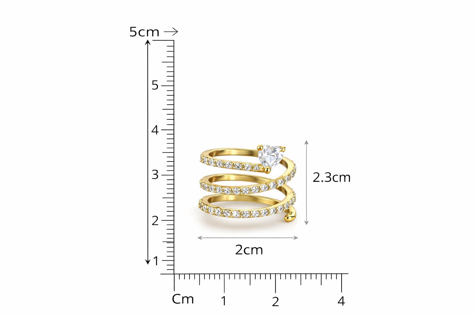 Ageless Euphoria Spiral Ring