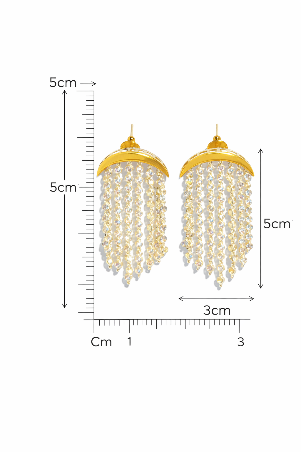 Diamond Danglers, detail view