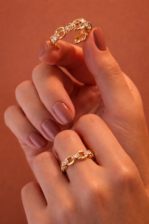 Ageless Euphoria Link Chain Ring