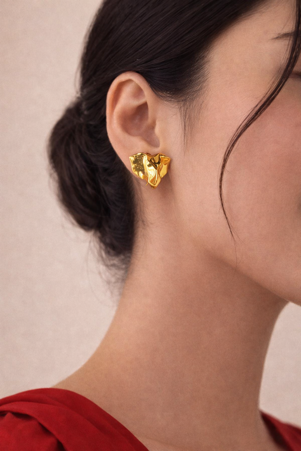 Gilded Elephant Studs