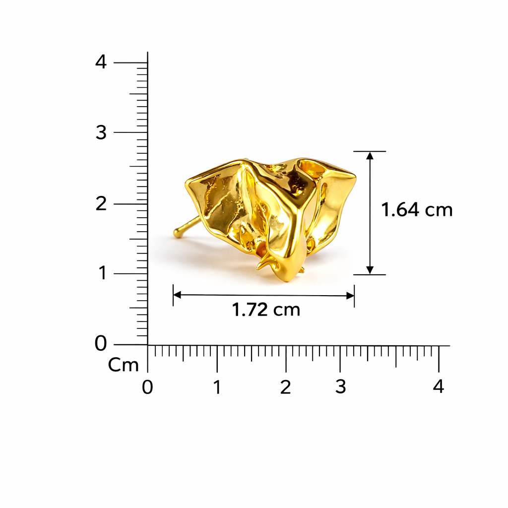 Gilded Elephant Studs