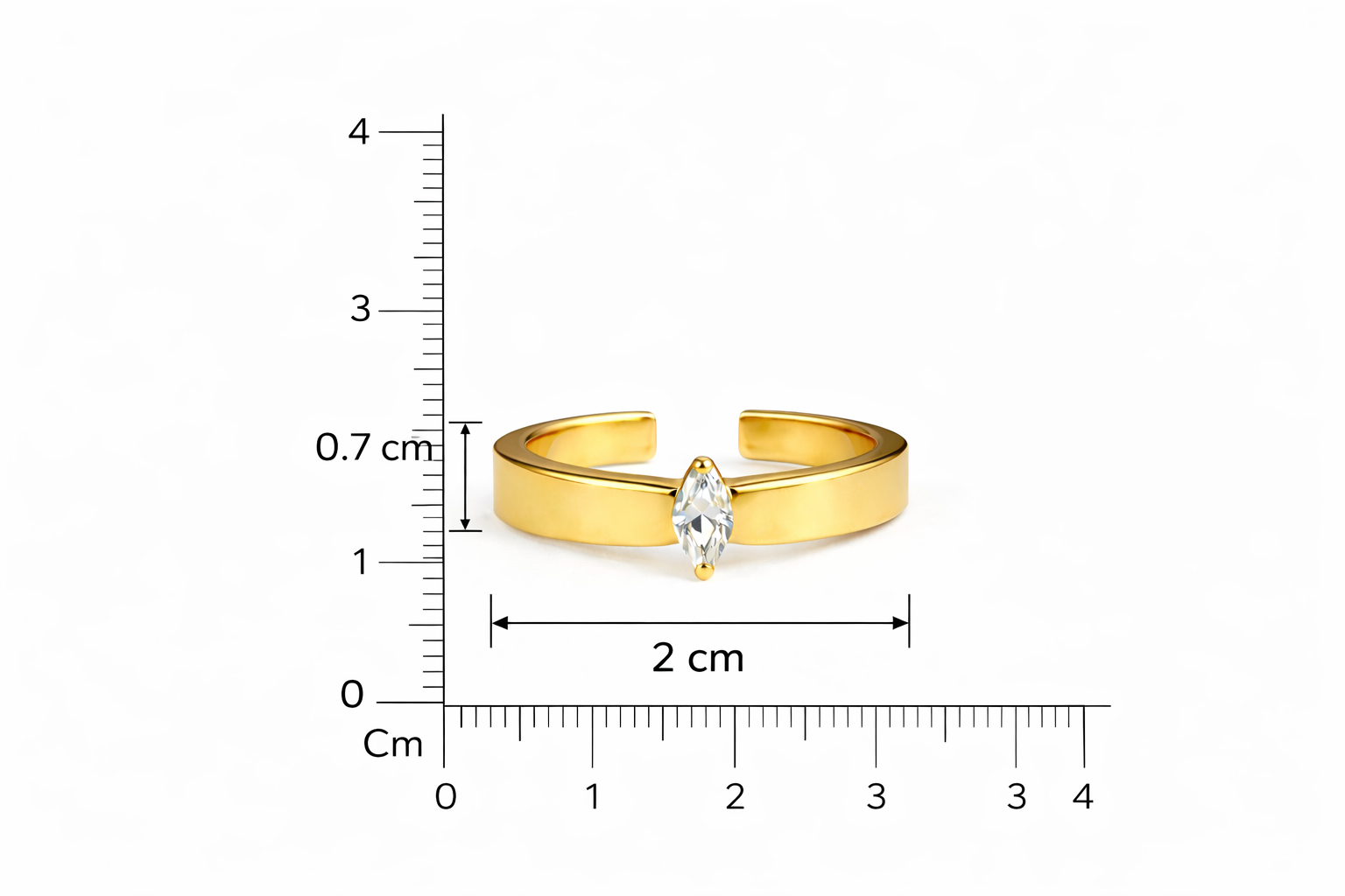 Marquise Solitare ring