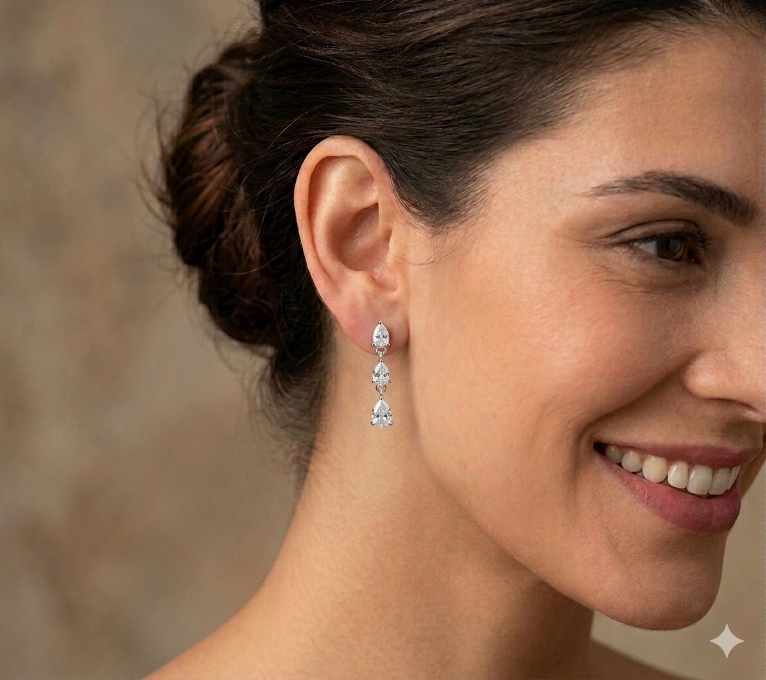 Radiant Drop earring