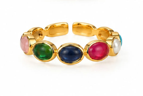 Navratan Adjustable Ring
