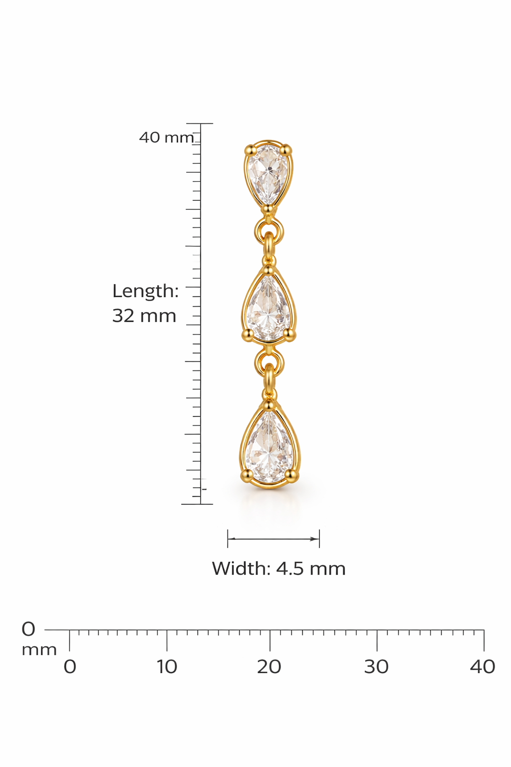 Radiant Drop earring
