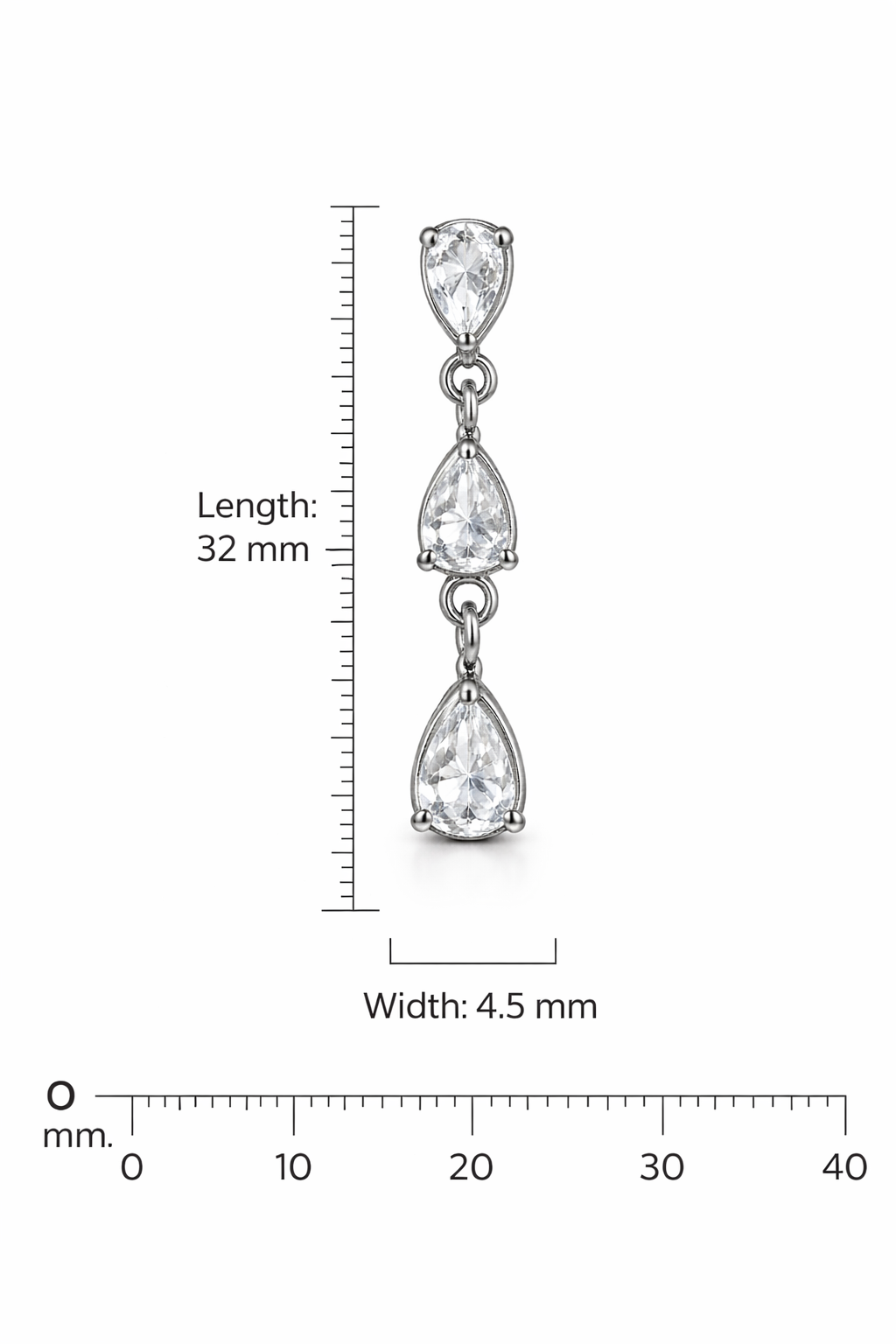 Radiant Drop earring
