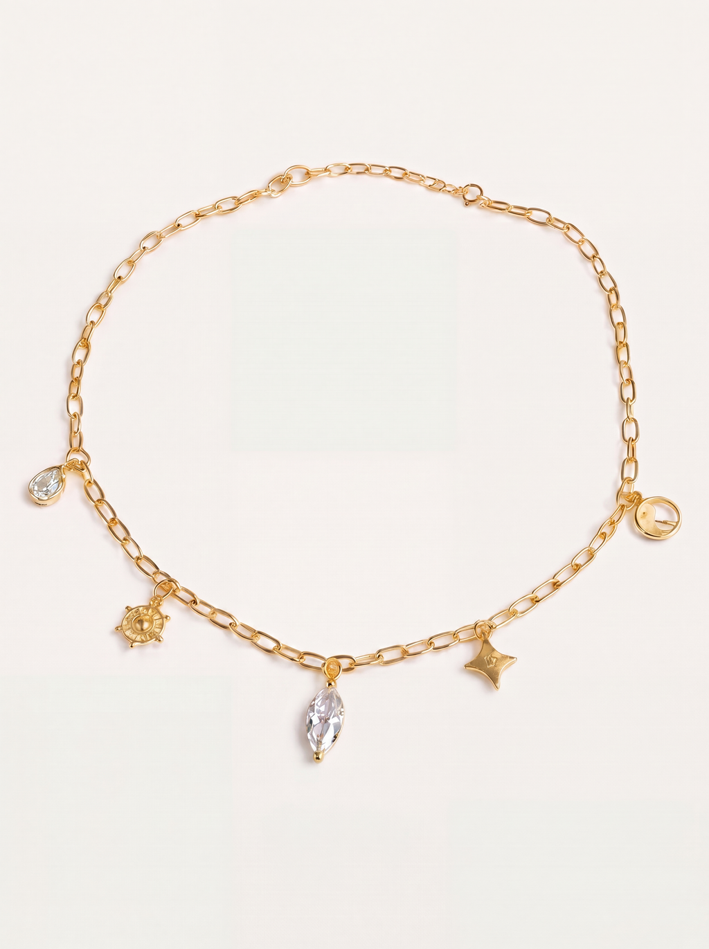 92.5 Silver Serene Charm Necklace