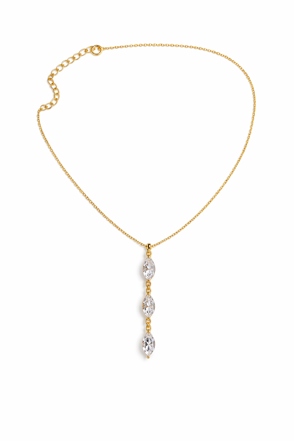 Golden Y-Long Necklace