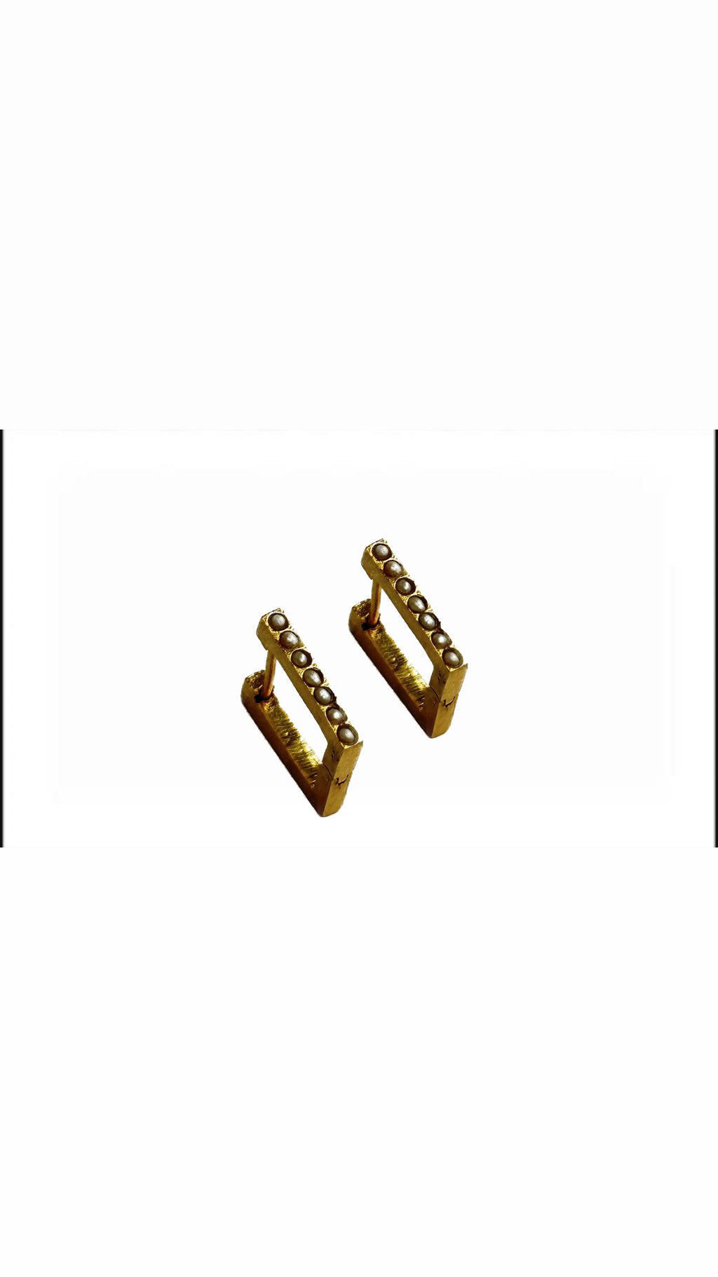 Princess Pearl Hoops