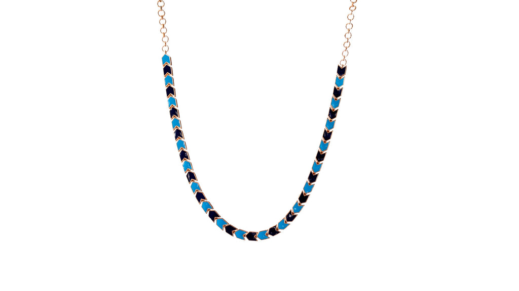 Classic Blue Link Chain cum Bracelet