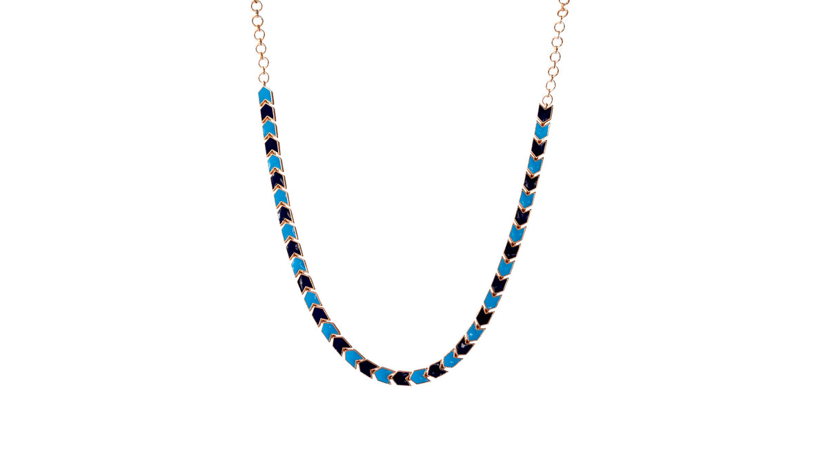 Classic Blue Link Chain cum Bracelet