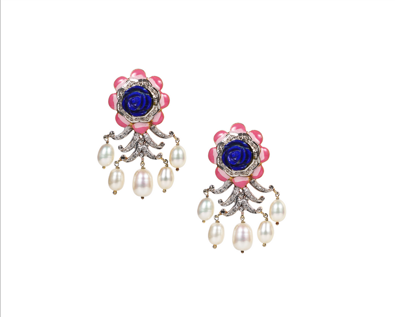 92.5 Silver Blooming Danglers