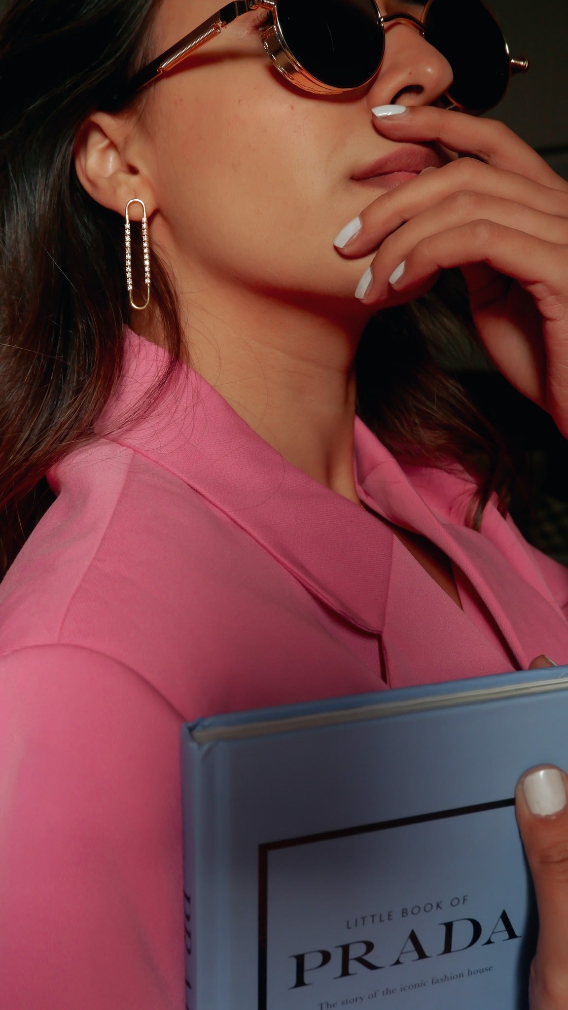 DIAMOND LINE EARRING